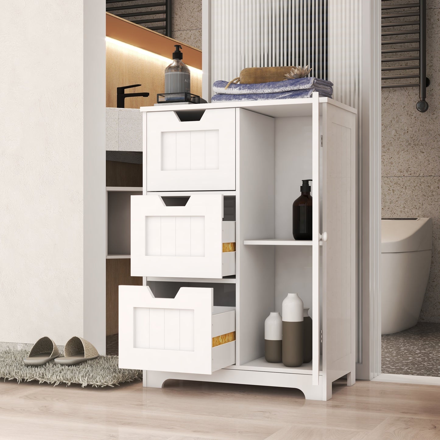 Skye Storage Cabinet - White