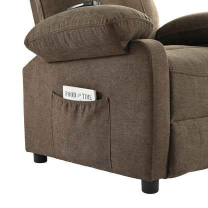 Aston Recliner Chair with Message and Heater - Brown