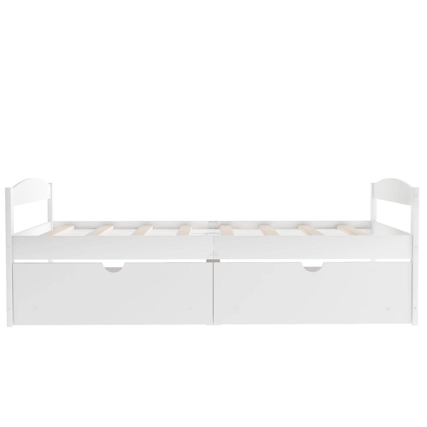 Array Twin Size Daybed with 2 Drawers - White