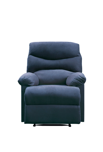 Luciana Recliner with Pillow Top Arm - Blue