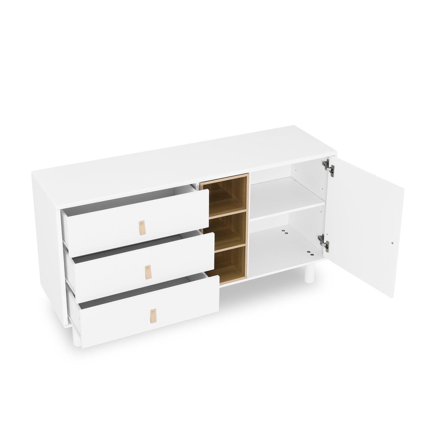 Haru Storage Wooden Cabinet - White