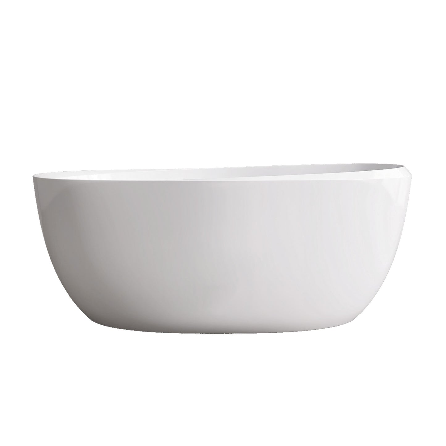 Mody 59" Acrylic Freestanding  Soaking Bathtub - Gloss White