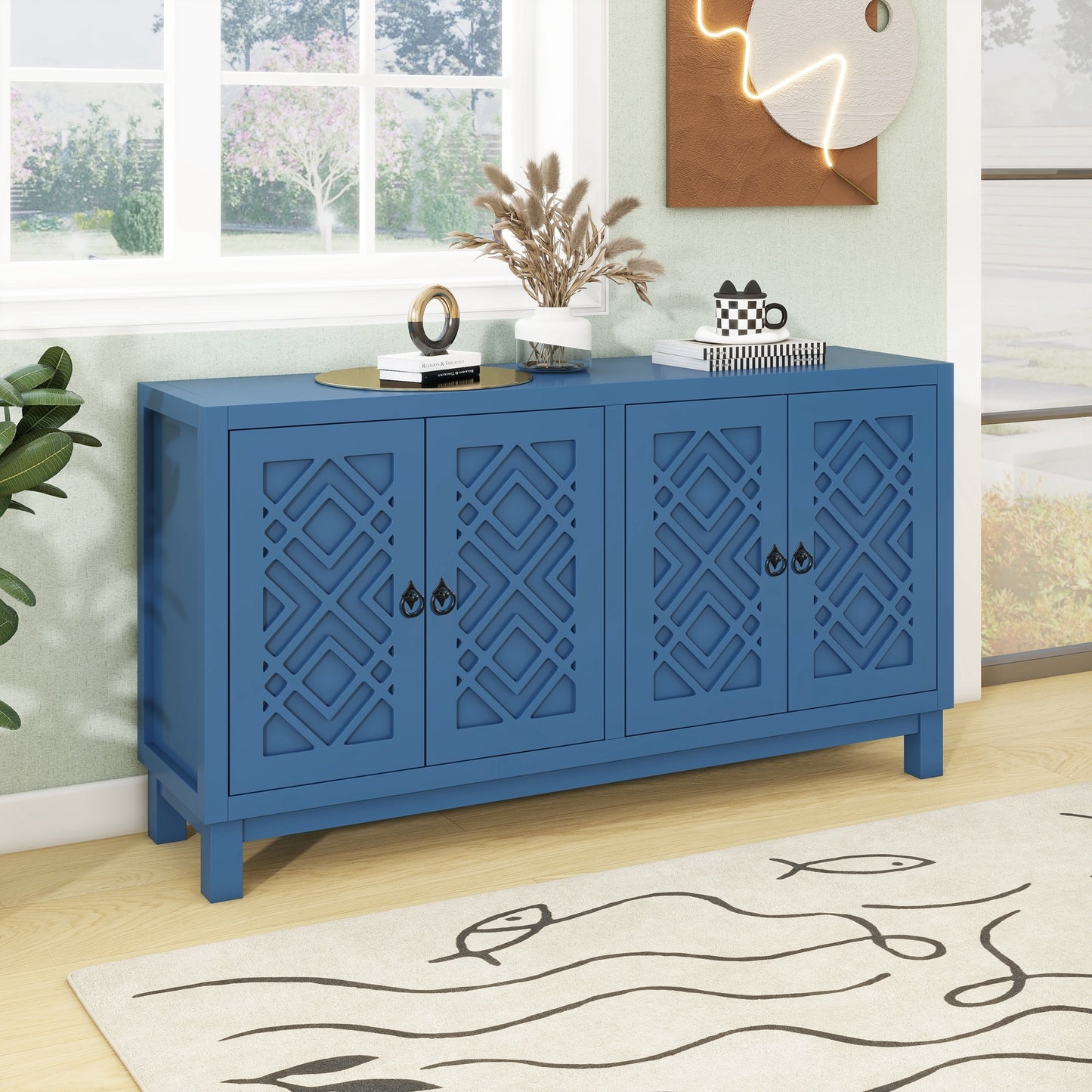 Watson Sideboard Buffet - Navy Blue