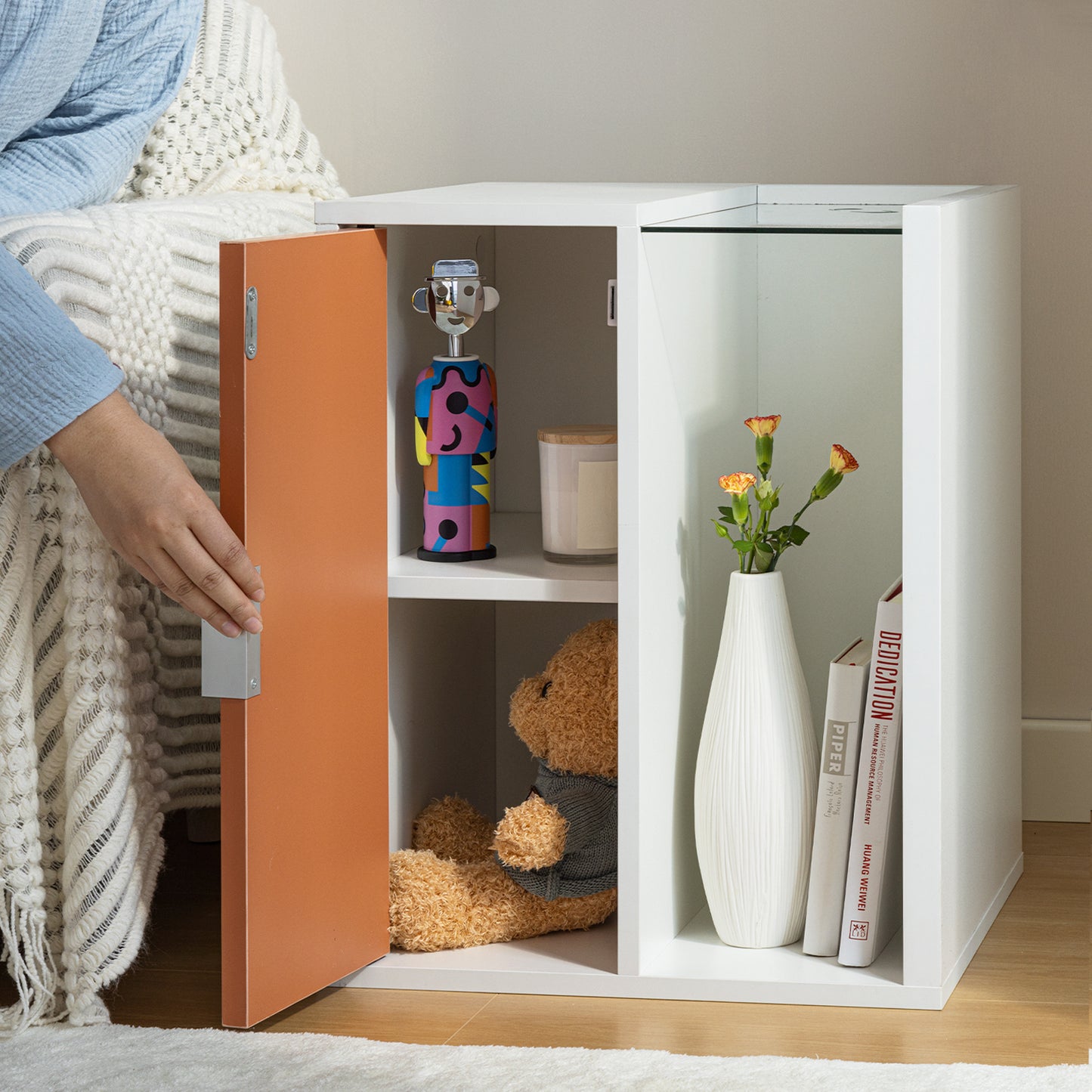 Calio LED Nightstand - Red