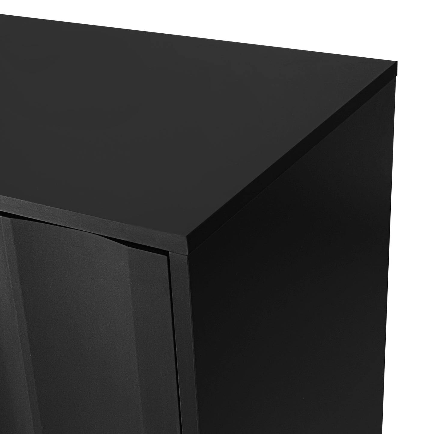 Noza Sideboard Buffet Cabinet - Black