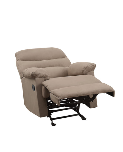 Zamora Glider Recliner with Pillow Top Armrest - Light Brown