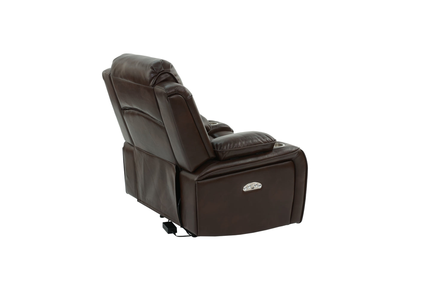 Parker Gel Leatherette Power Motion Recliner Chair - Brown