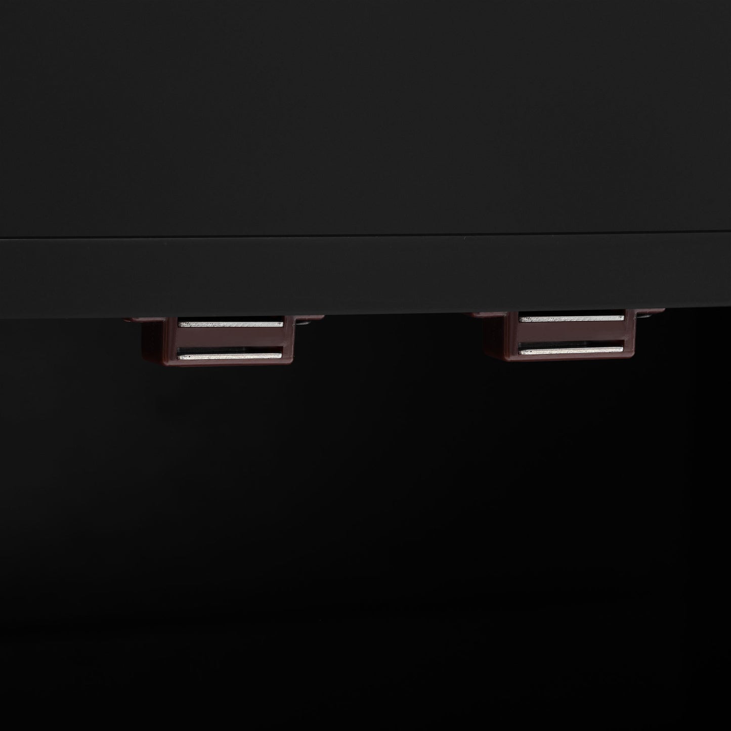 Hobs Curved Design Storage Cabinet - Black