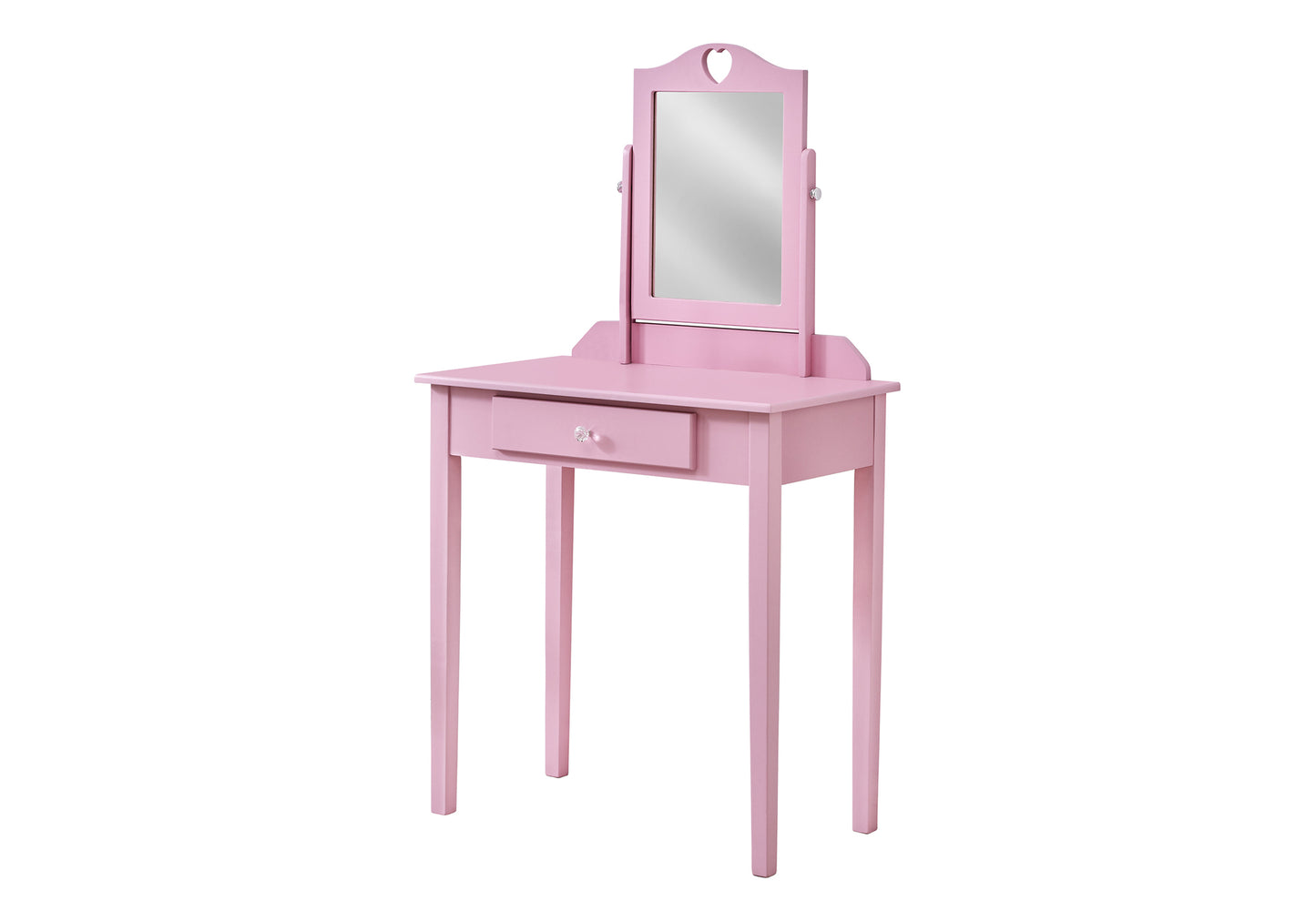 Remi Vanity Table with Mirror - Pink