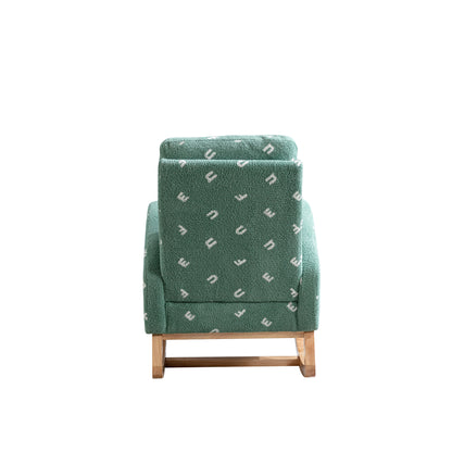 Russo Modern Rocking Chair - Green