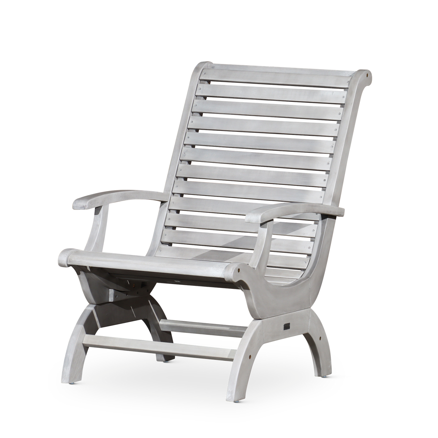 Go Green Eucalyptus Wood Chair - Silver+Gray