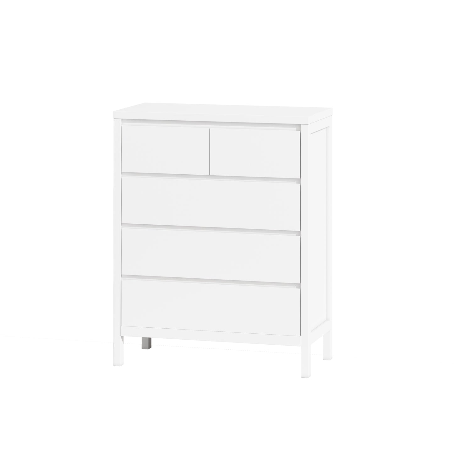 Nao 5-Drawers Storage Cabinet - White