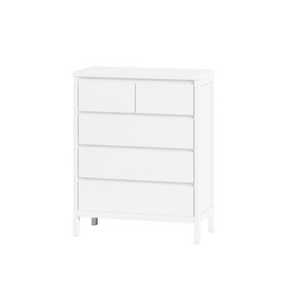 Nao 5-Drawers Storage Cabinet - White