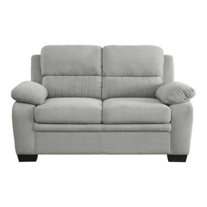 Celia Fabric Loveseat - Gray