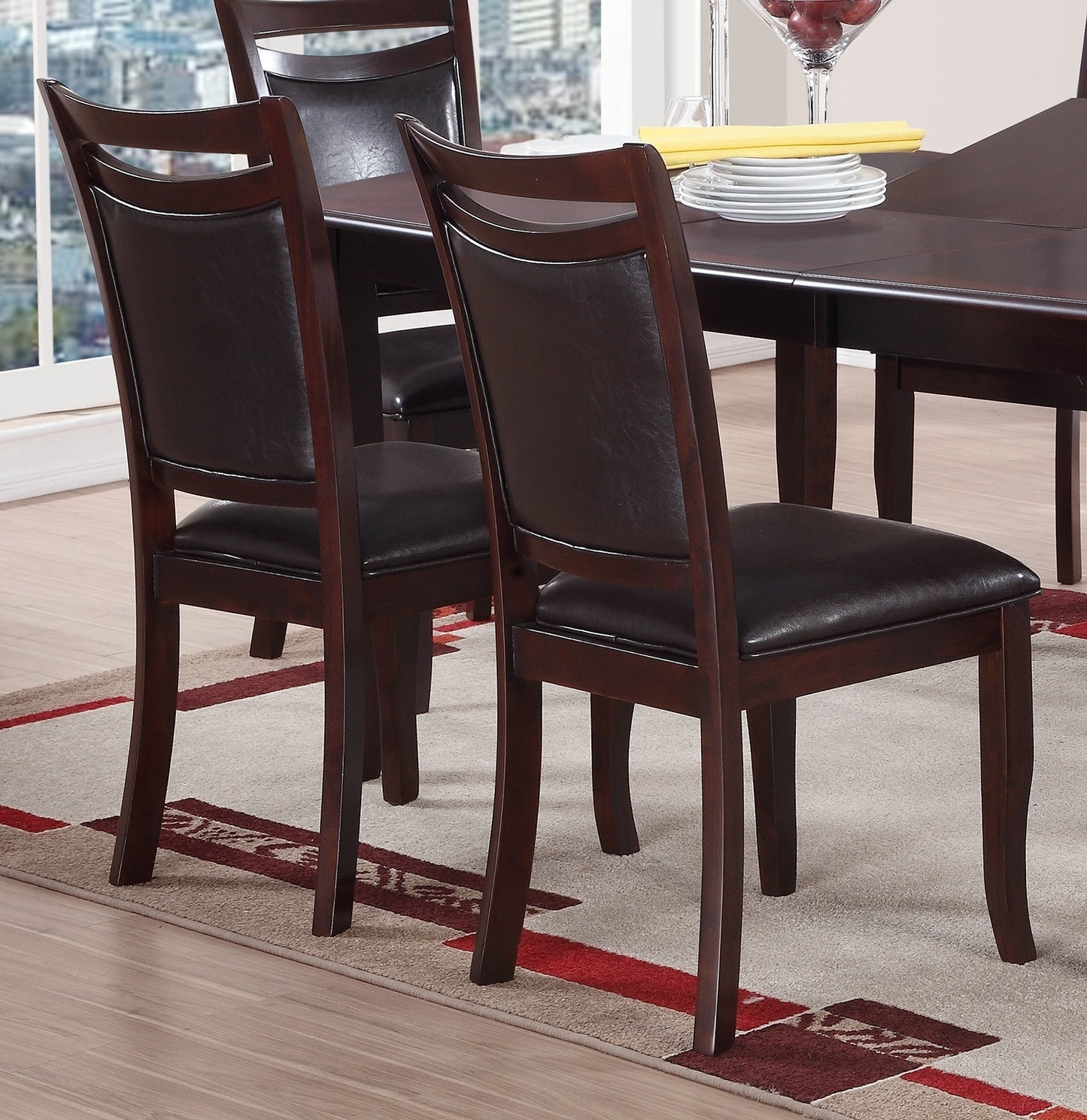 Marcos Dining Chair (Set of 2) - Dark Brown