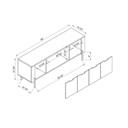 Mawa TV Stand - White