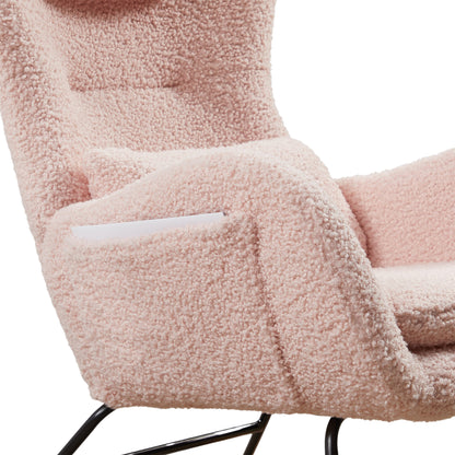 Anton II Rocking Chair - Pink