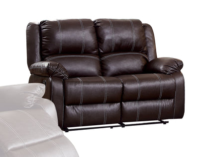 Zuriel Motion Loveseat - Brown