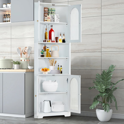 Baron Corner Cabinet - White