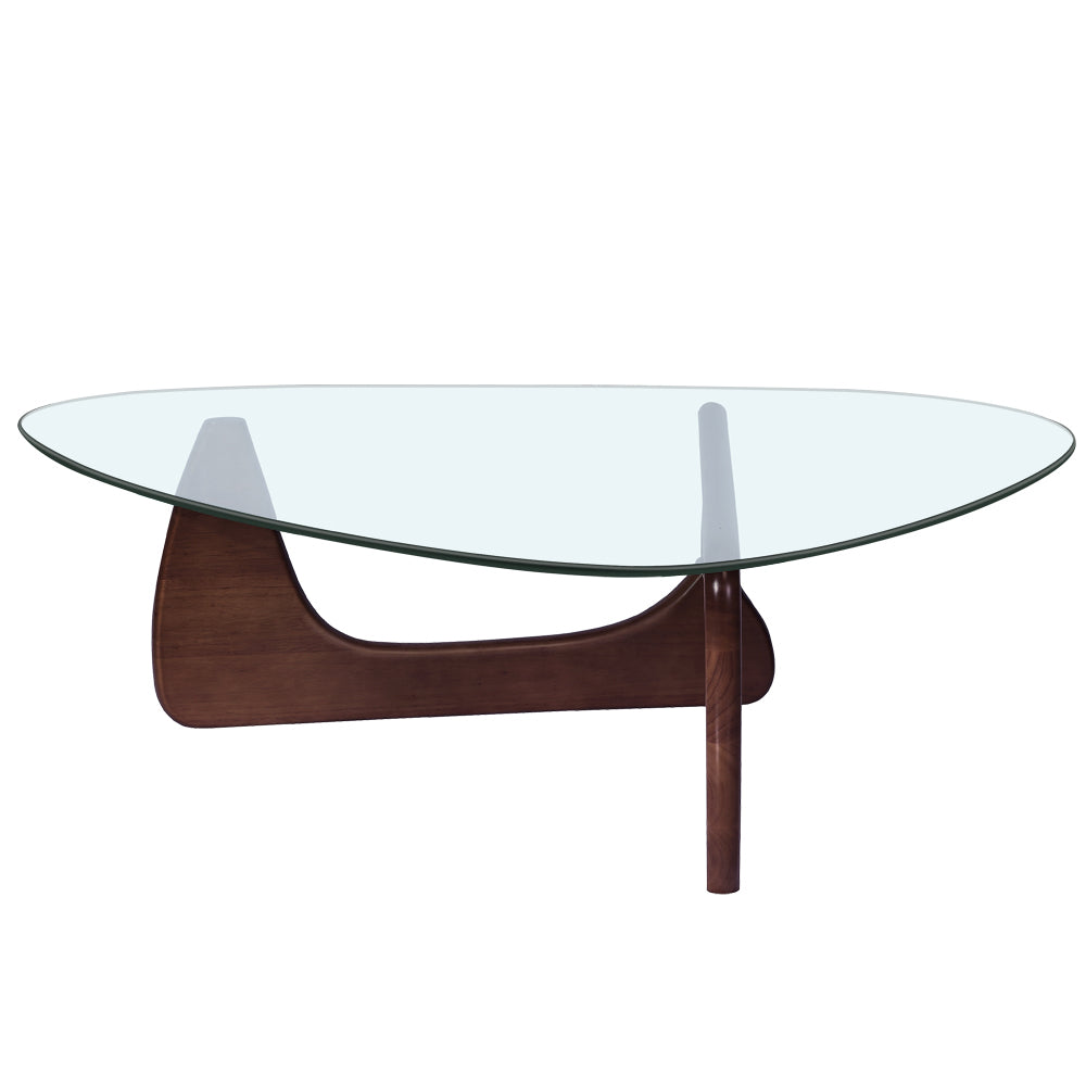 Modern Triangle coffee table - Dark Brown