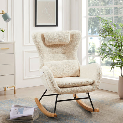 Anton II Rocking Chair - Beige