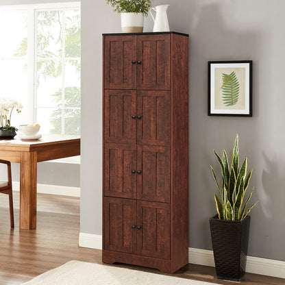 Moore Tall Storage Cabinet - Walnut