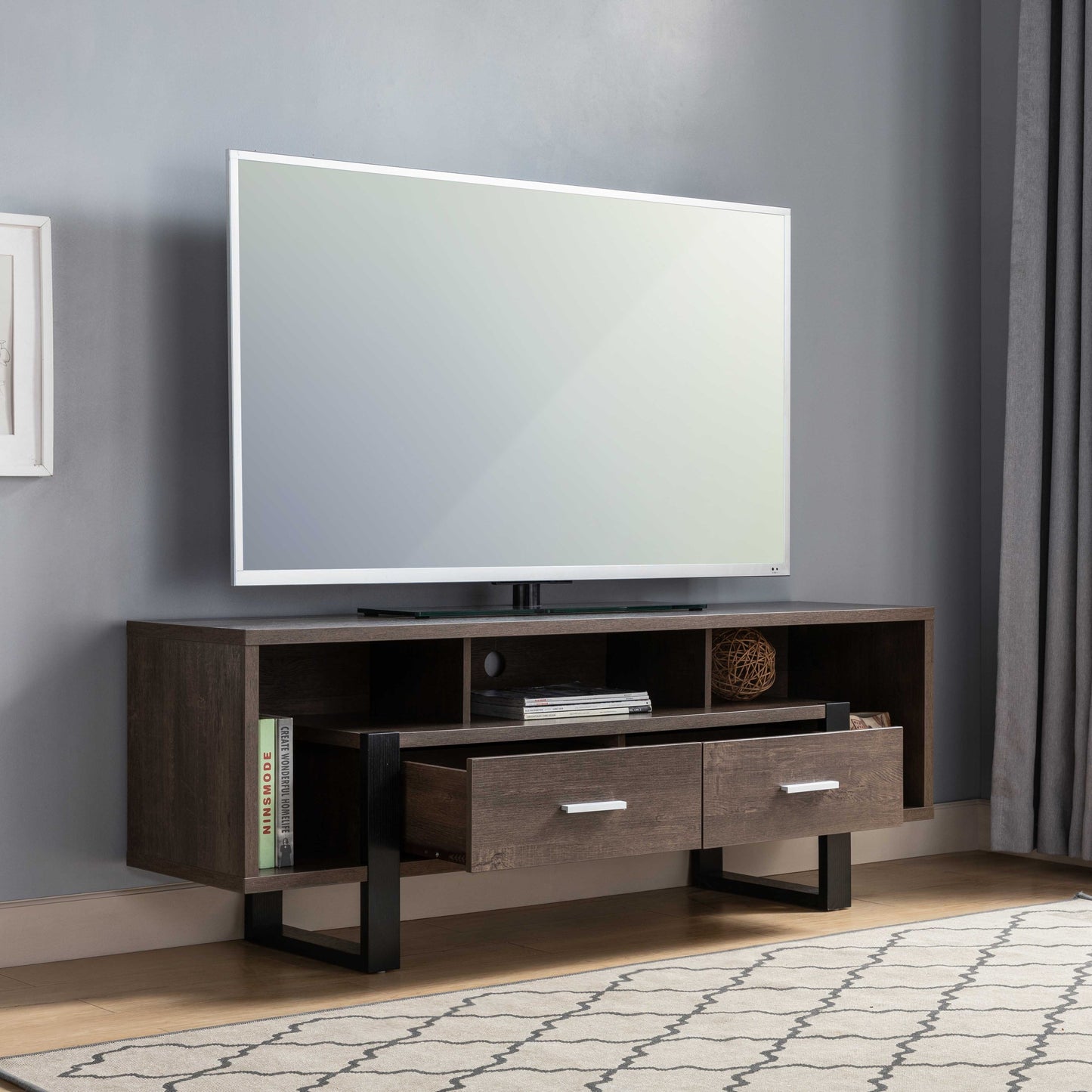 Chano TV Stand - Walnut