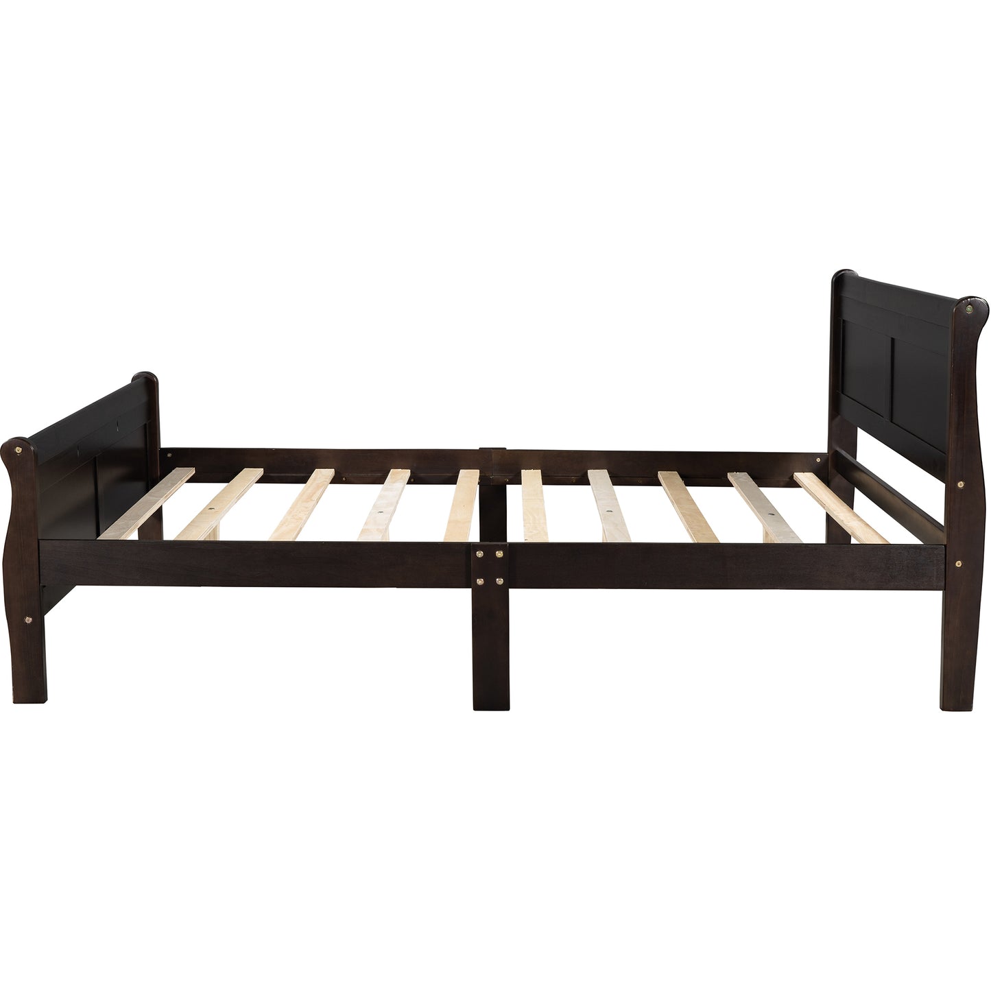 Urban Fusion Queen Size Wood Platform Bed - Espresso