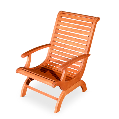 Go Green Eucalyptus Wood Chair - Natural