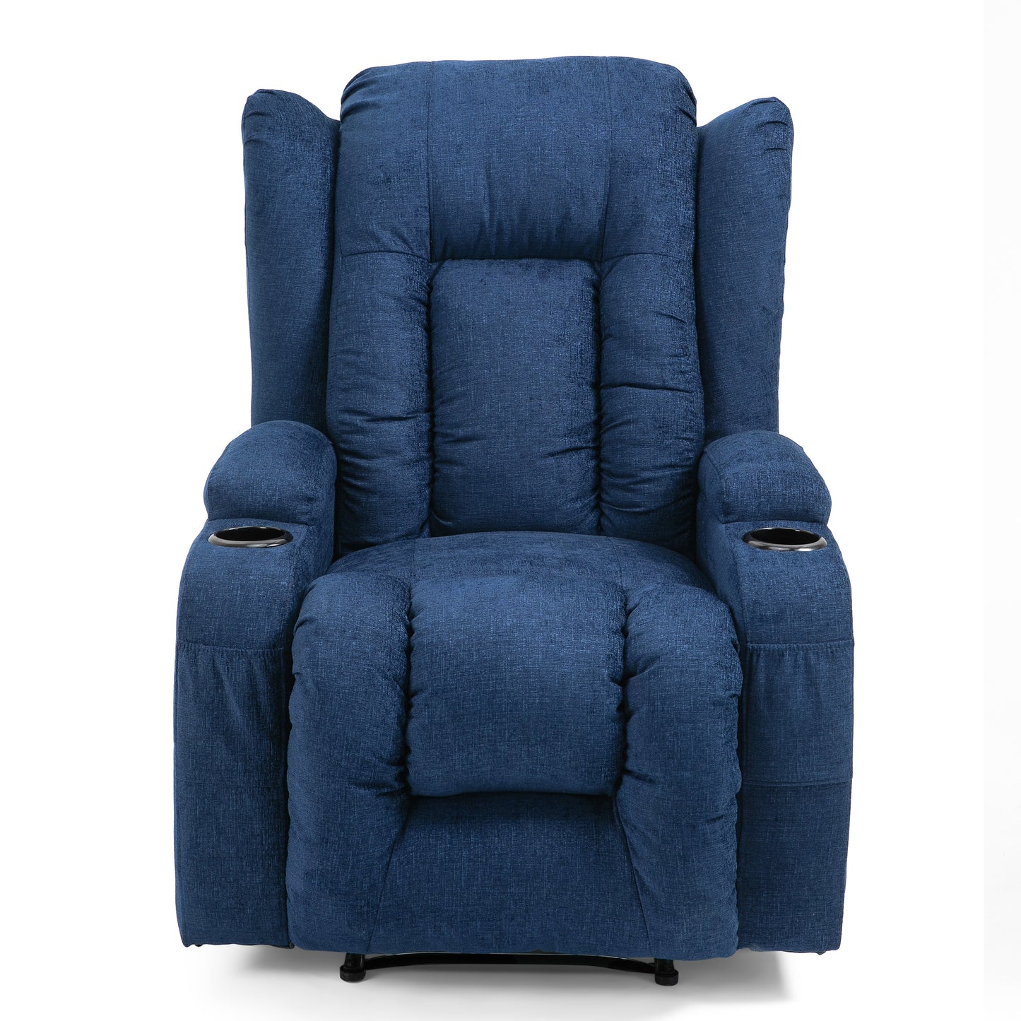 Lola Massage Recliner Chair - Navy Blue