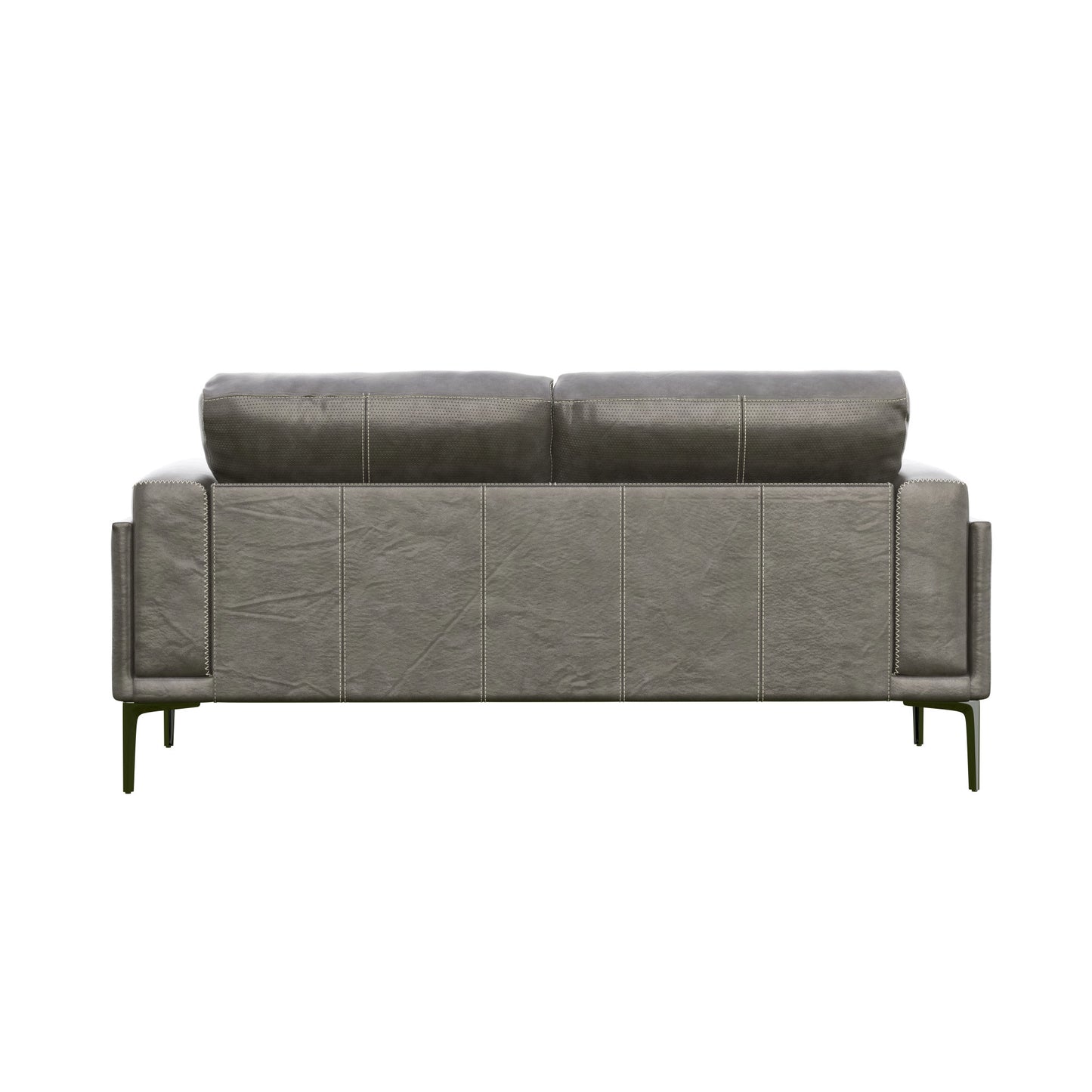 Onyx Leather Loveseat