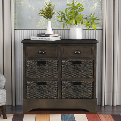 Trex Rustic Storage Cabinet - Light Gray