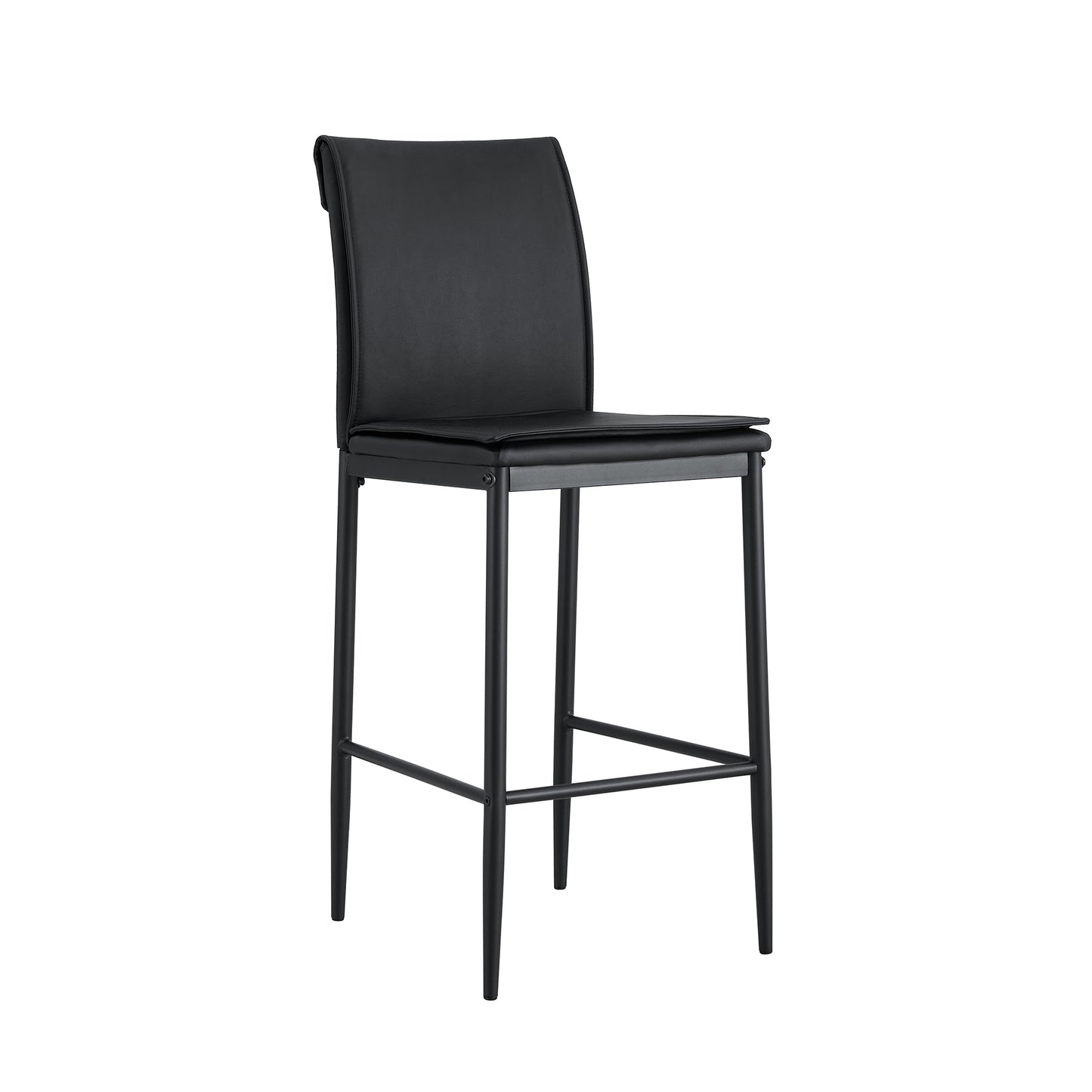 Zen Bar Stool  - Black Set of 2