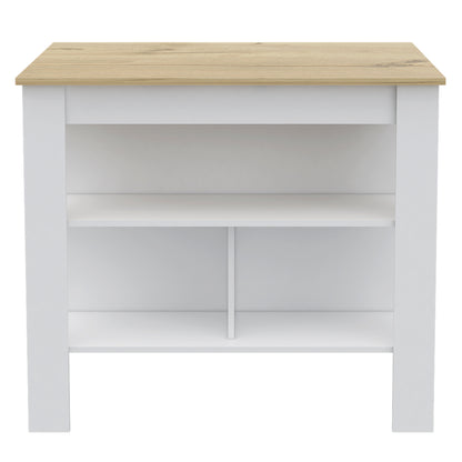 Rockaway Kitchen Island - White