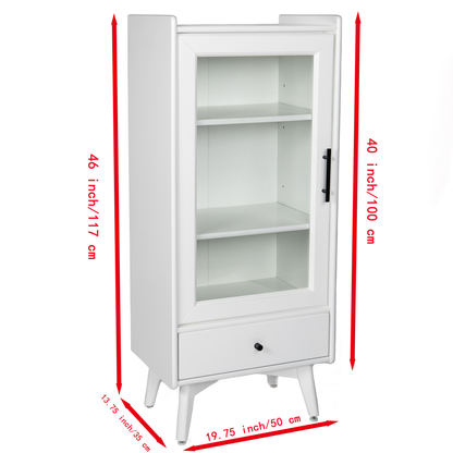 Warner Bathroom Storage Cabinet - White