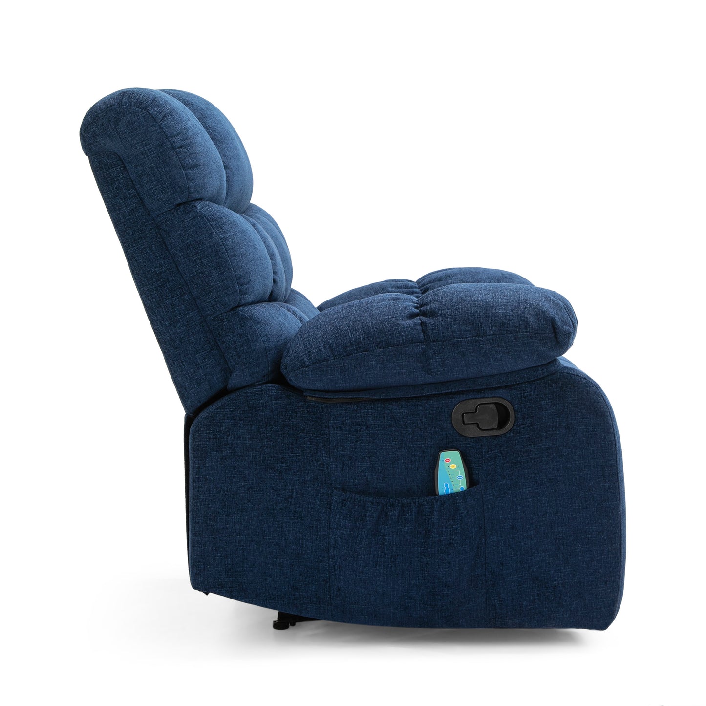 Jovan Power Recliner with Massage - Blue