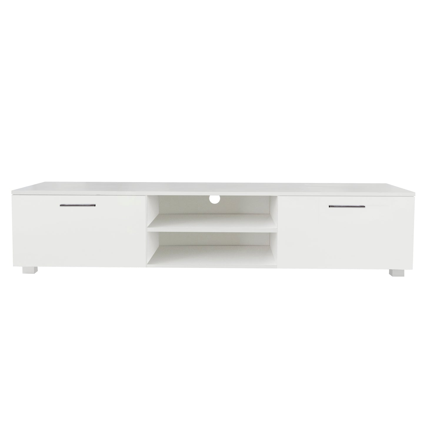 Jared TV Stand Media Console Entertainment Center - White