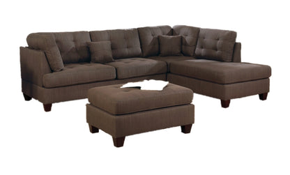 Trova 3 Pcs Modular Sofa Set  - Gray Coffee