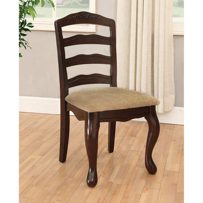 Ross Padded Fabric Seat Dining Chairs  (Set of 2)