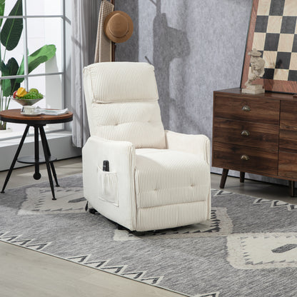 Fraser Electric Recliner Chair - Beige