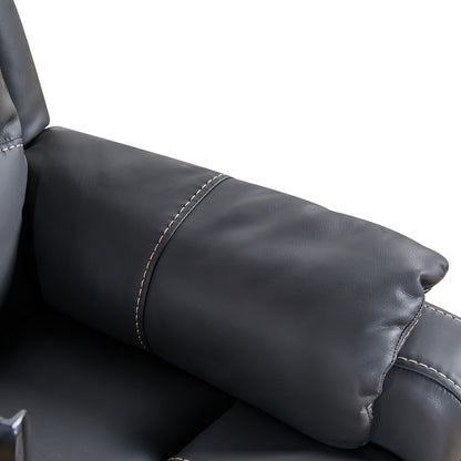 Burk Zero Gravity Power Recliner with Heat and Massage - Black