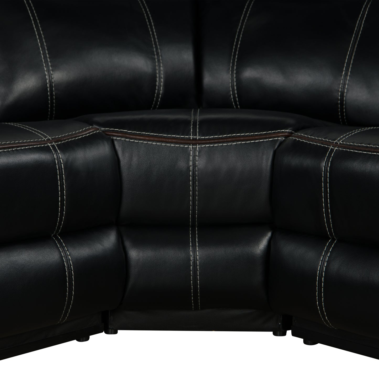 Ainka Sectional Manual Recliner - Black