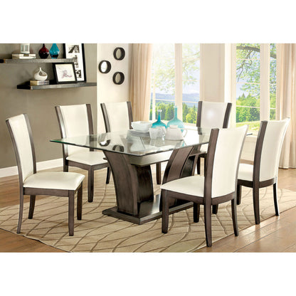 Tova Dining Chair (Set of 2) - White+Gray