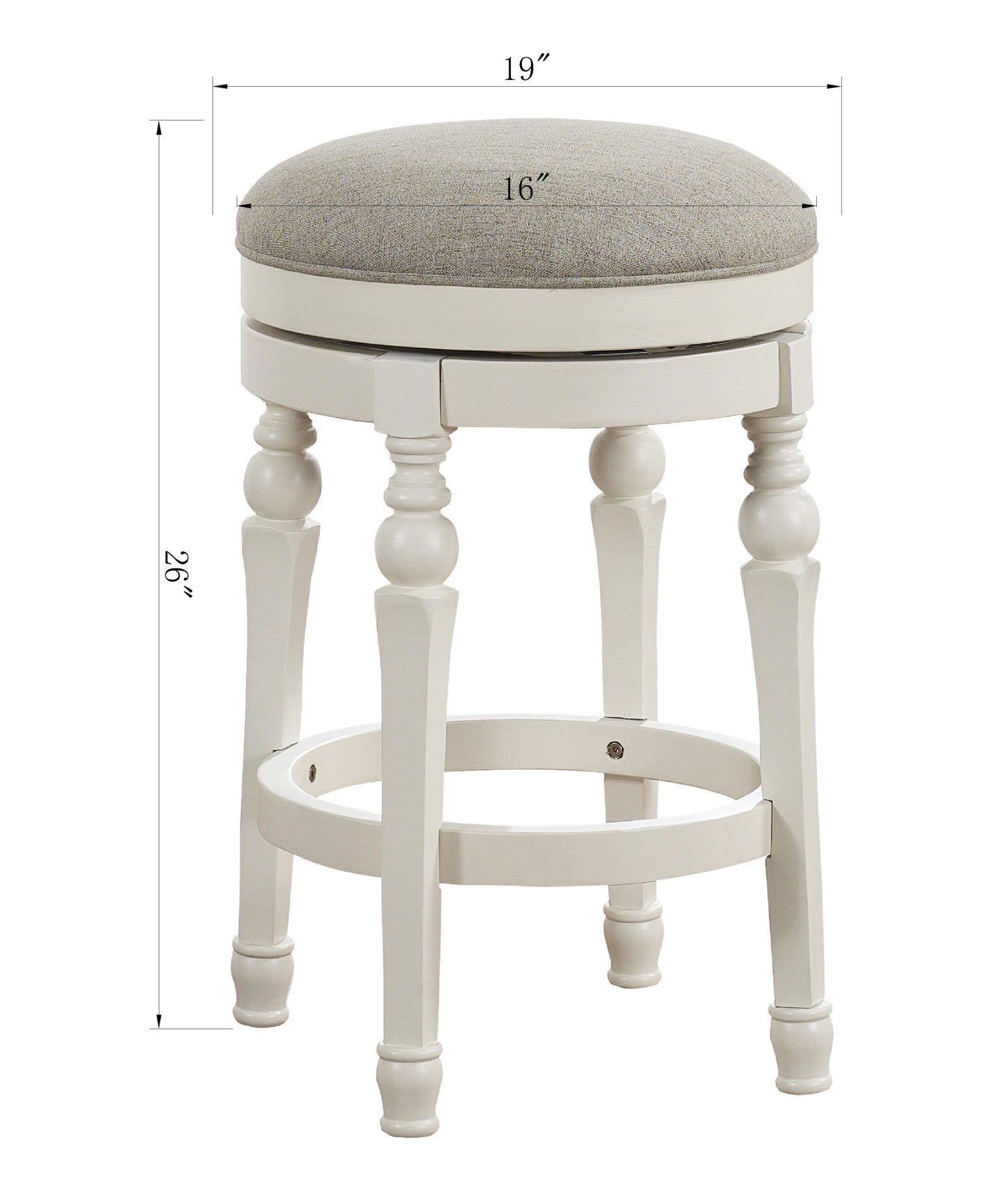 Classic Counter Stool - Beige