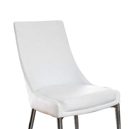 Bryant Leatherette Dining Chairs (Set of 2) - White