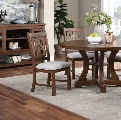 Emery Crafted Design Dining Chairs (Set of 2) - Brown