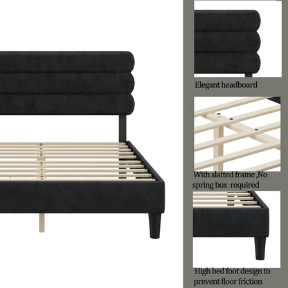 Wee Full Size Bed Frame - Dark Gray