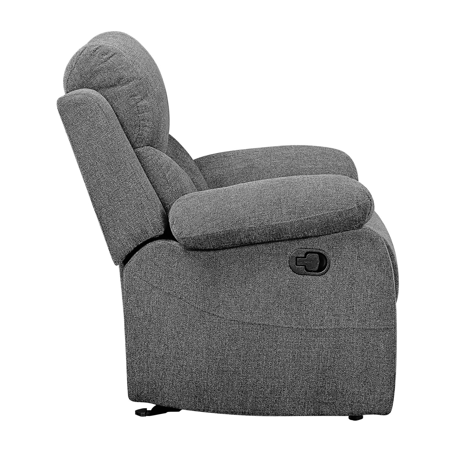 Estrada Pillow Top Arms Glider Recliner - Gray