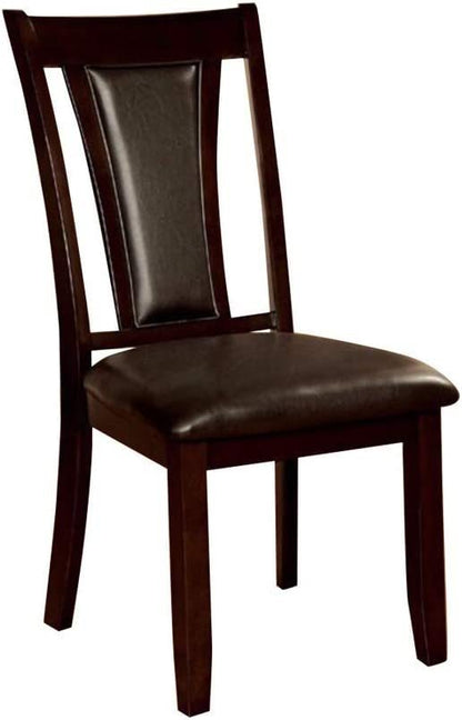 Tricia Dining Wooden Chair  Set of 2 - Cherry+Espresso