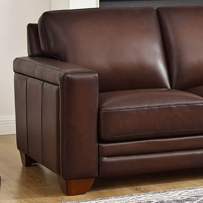 Alice Leather Loveseat